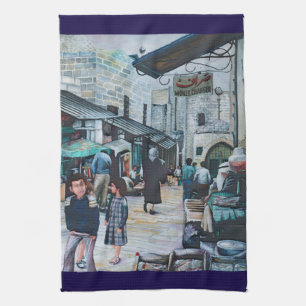 Paño De Cocina Ojos inocentes de la antigua Jerusalén