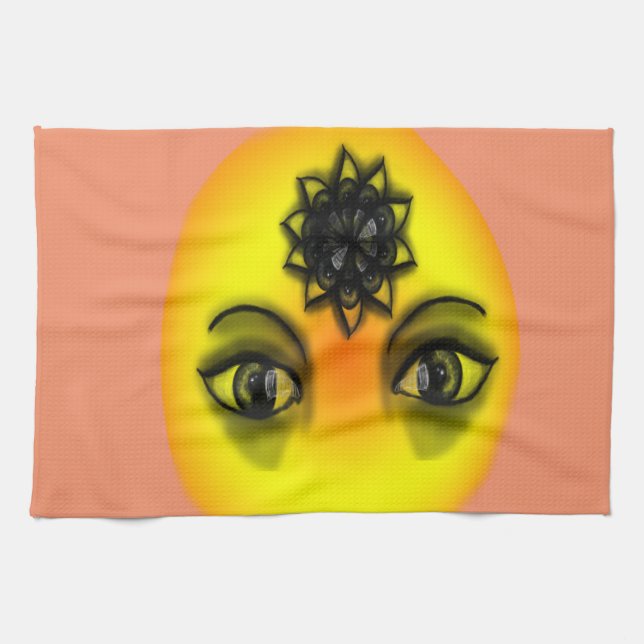 Paño De Cocina Ojos solares (Horizontal)