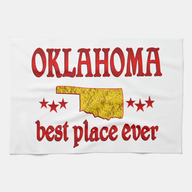 Paño De Cocina Oklahoma mejor (Horizontal)