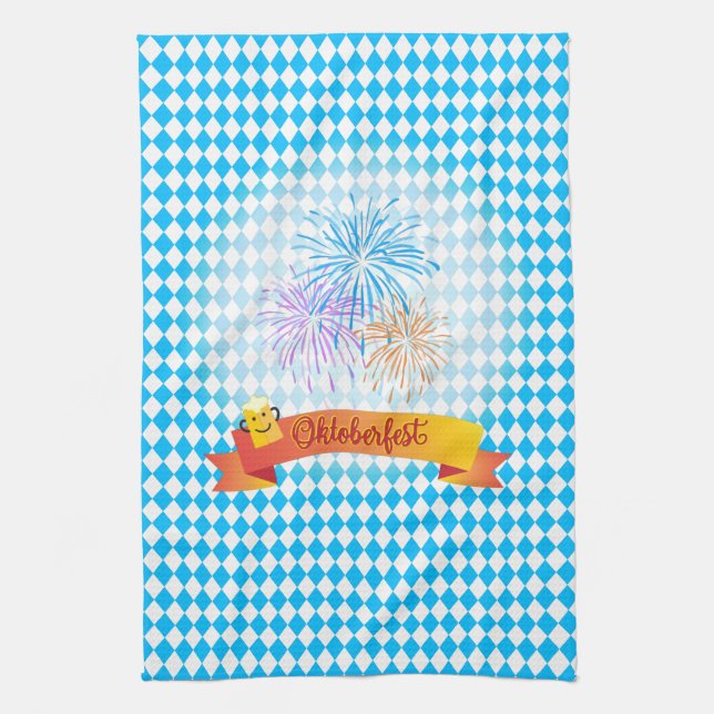 Paño De Cocina OKTOBERFEST Festival de cerveza decoración (Vertical)