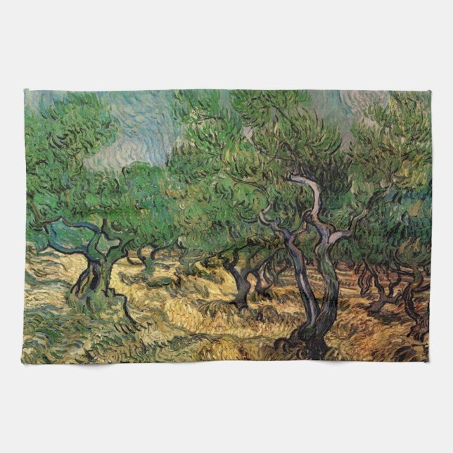 Paño De Cocina Olive Grove de Vincent van Gogh (Horizontal)