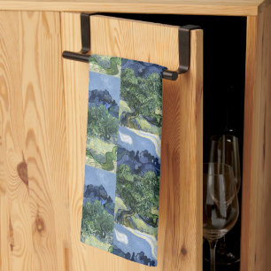 Paño De Cocina Olivos de Van Gogh - Arte Montaña Azul