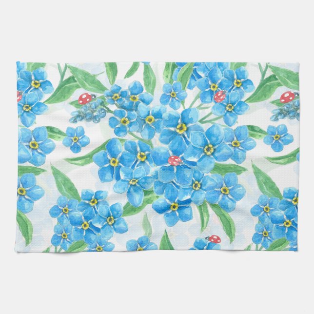 Paño De Cocina Olvidarme de un patrón no fluido (Horizontal)