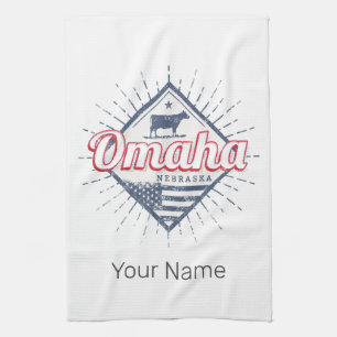 Paño De Cocina Omaha City Nebraska Estados Unidos