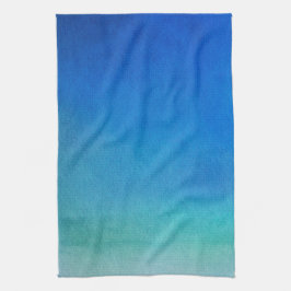 Paño De Cocina Ombre de color azul