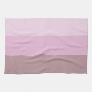 Paño De Cocina Ombre rayado rosado púrpura