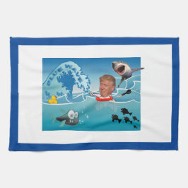 Paño De Cocina Onda azul/triunfo anti,