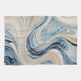 Paño De Cocina Ondas abstractas