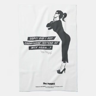 Paño De Cocina Oops! Did I buy champagne instead of milk again..?