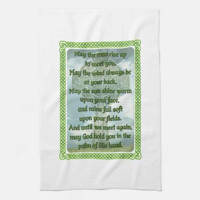 Paño De Cocina Oración irlandesa (Vertical)