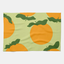 Paño De Cocina Orange pattern design