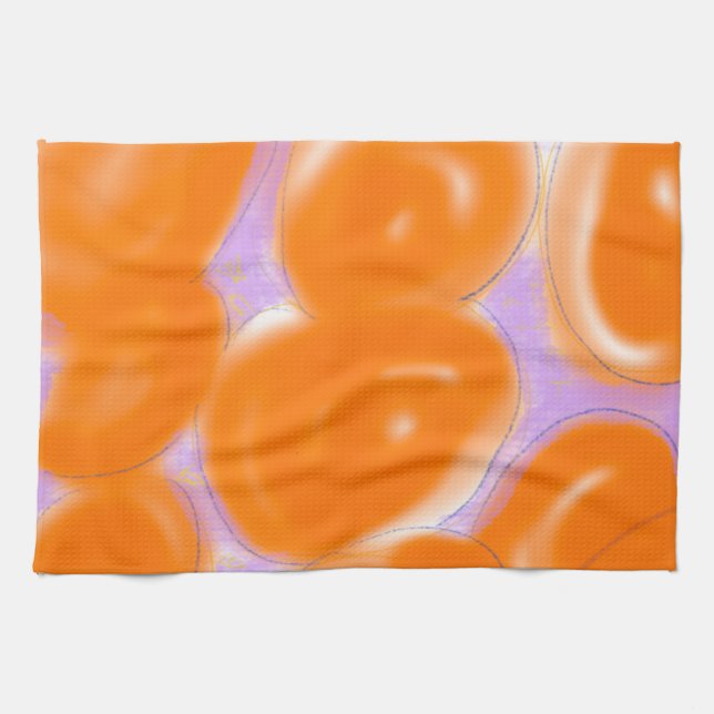 Paño De Cocina orange　pink　kitchentowel (Horizontal)