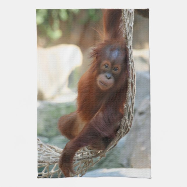 Paño De Cocina OrangUtan 001 (Vertical)
