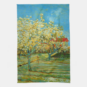 Paño De Cocina Orchard en flor por Vincent van Gogh