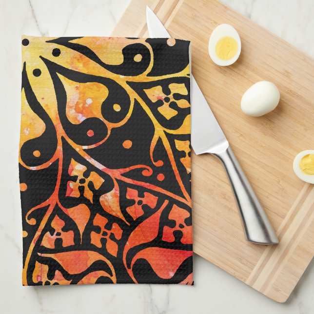 Paño De Cocina Orgullo arcoiris de la ventana gótica (Doblado Cuarto)