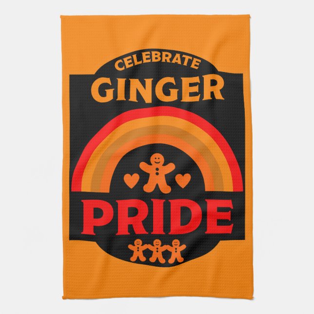 Paño De Cocina Orgullo Ginger Haired (Vertical)