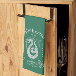 Paño De Cocina Orgullo SLYTHERIN™ Ambición Astucia Escudo