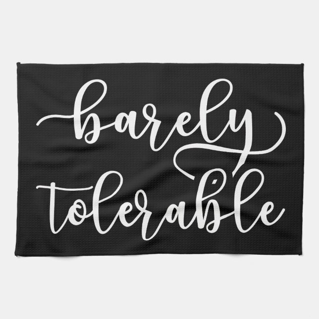 Paño De Cocina Orgullo Y Prejuicio - Apenas Tolerable I (Horizontal)