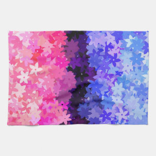 Paño De Cocina Orgulloso Floral Retro Quirky Boho Omnisexual
