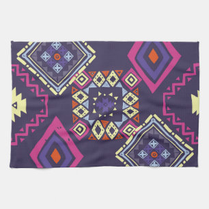 Paño De Cocina Origen geométrico primitivo, étnico tribal.