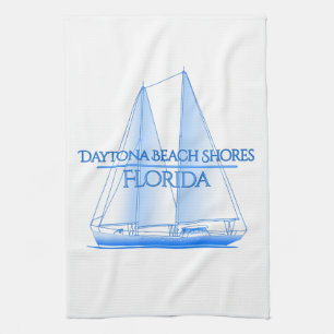 Paño De Cocina Orillas de Daytona Beach Costa Náutica Vela
