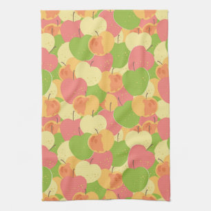 Paño De Cocina Ornamento con manzanas