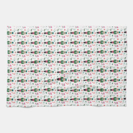 Paño De Cocina Ornamentos de cascanueces para Navidades retro