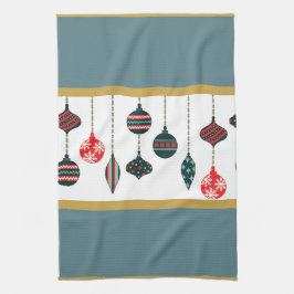 Paño De Cocina Ornamentos de Navidad