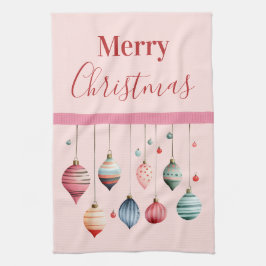Paño De Cocina Ornamentos navideños de Victoria