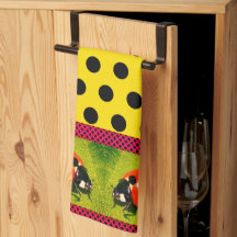 Oro amarillo con puntos de polka LadyBug