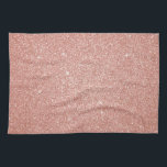 Paño De Cocina Oro Rosa: Purpurina rosa Rubor y espárragos<br><div class="desc">Rubor Pink - Rosa Gold Faux Purpurina y Sparkle es el regalo perfecto para su cumpleaños o ocasión especial.</div>