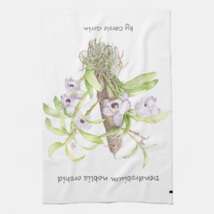 Paño De Cocina Orquídea Dendrobiana