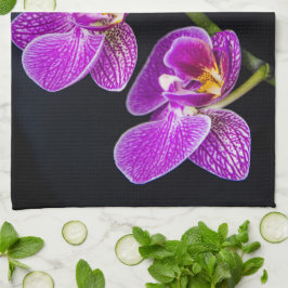 Paño De Cocina Orquídea púrpura