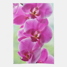 Paño De Cocina Orquídeas rosadas preciosas
