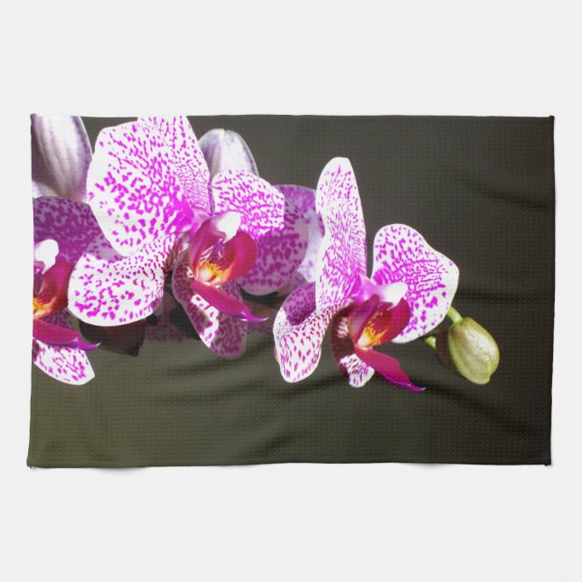 Paño De Cocina Orquídeas rosas (Horizontal)
