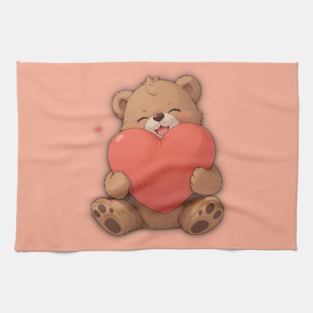 Paño De Cocina Oso de guarnición (Horizontal)