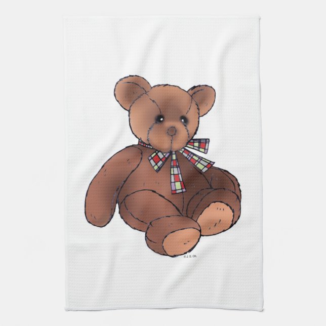 Paño De Cocina Oso de peluche de Brown (Vertical)