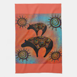 PAÑO DE COCINA OSO SUDOESTE  ARTE     