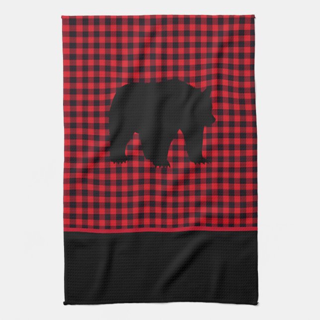 Paño De Cocina Oso-toalla de cocina-bufalo trenzado (Vertical)