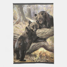 Osos Grizzly por CE Swan, Animales del Bosque Vint