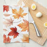Paño De Cocina Otoño Cae Deja El Patrón De Boho Marrón Terracotta<br><div class="desc">Otoño Cae Sale Terracotta Brown Patrón Boho Cae Decoración de cocina doméstica</div>