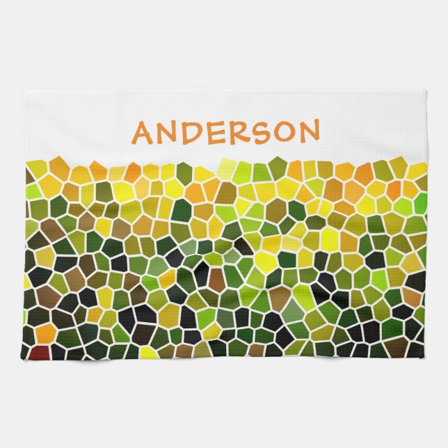 Paño De Cocina Otoño Temprano - Personalizado (Horizontal)