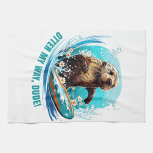 Paño De Cocina Otter 841 Surfing Otter Ella Roba Surfboards Otte