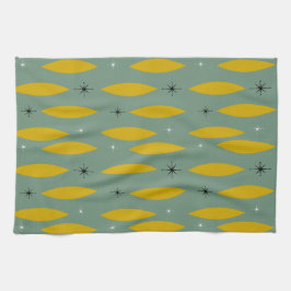 Paño De Cocina Óvalos modernos de los mediados de siglo,