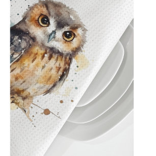 Paño De Cocina Oveja en acuarela, personalizable