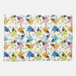 Paño De Cocina ovejas decorativas