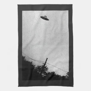 Paño De Cocina OVNI Extraterrestre Nave Espacial Alto Secreto