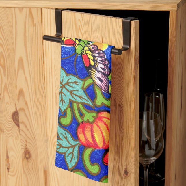 Paño De Cocina Owen Jones Antique Butterflies Oriental (Pliegue de tercios)