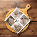 Paño De Cocina Padres Collage Minimalistas de moda Foto de papá R<br><div class="desc">¿Buscando una manera única y elegante de honrar a la figura del padre en tu vida? Vea nuestro minimalista collage de moda con una colección de hermosas fotografías de papás. Con sus líneas depuradas y su diseño elegante, este collage es la manera perfecta de mostrar el vínculo especial entre padres...</div>