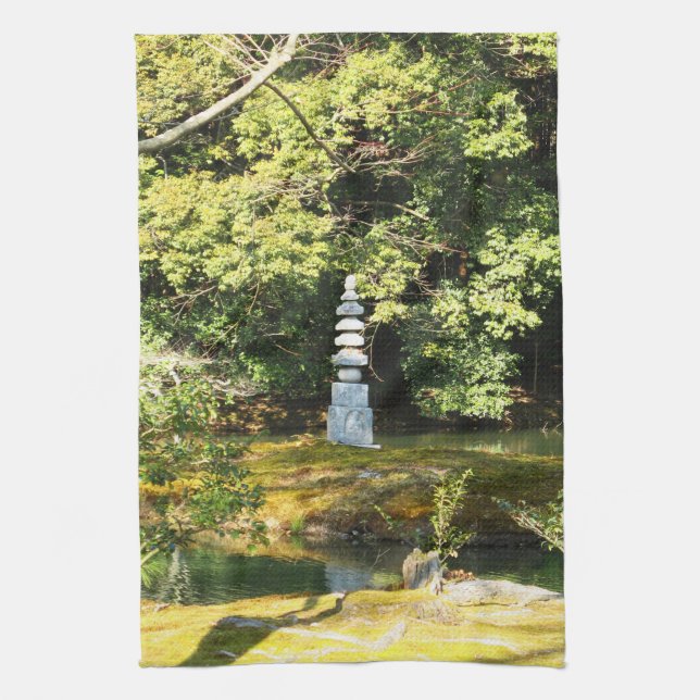 Paño De Cocina Pagoda de serpientes blancas / Hakuja No Tsuka (Vertical)
